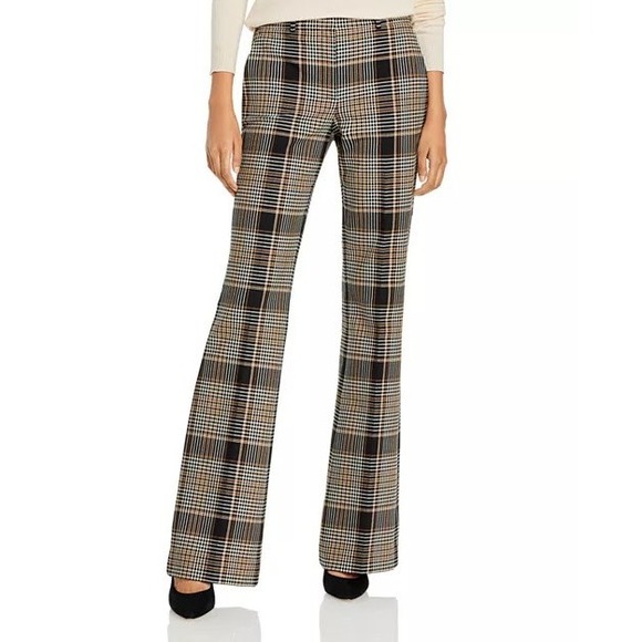 Theory Pants - Theory Demitria 4 Becket Portland Plaid Flare Pants Size 4